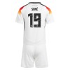 Maillot de Supporter Allemagne Sane 19 Domicile Euro 2024 Pour Enfant